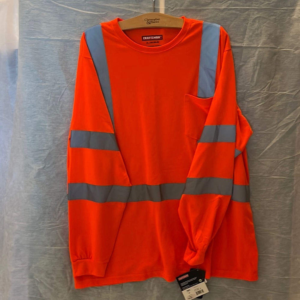 Craftsman High Visibility long sleeve NWT size XL